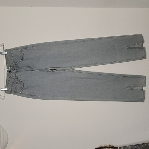 Princess Polly Rosalie Split Ankle Straight Leg Jeans - Picture 5 of 13